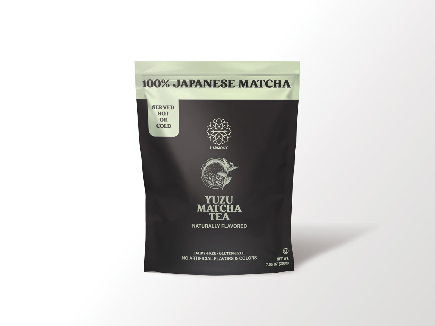 Harmony Matcha Naturally Flavored Green Tea, Pack of 10 Stick Packets
