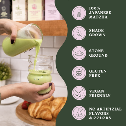 Lavender Matcha Tea,  100% Premium Japanese Matcha Green Tea with Natural Lavender, 200g, Powdered
